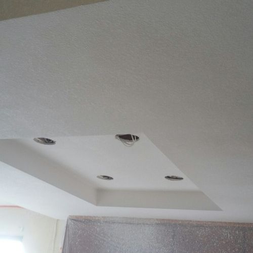 Made ceiling pop in for kitchen ceiling 