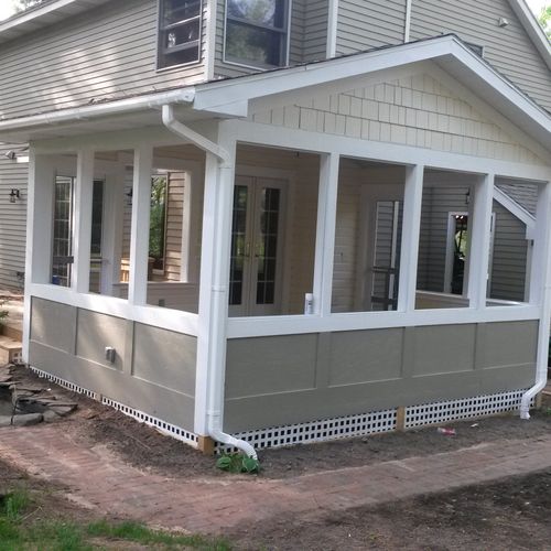 Porch addition 