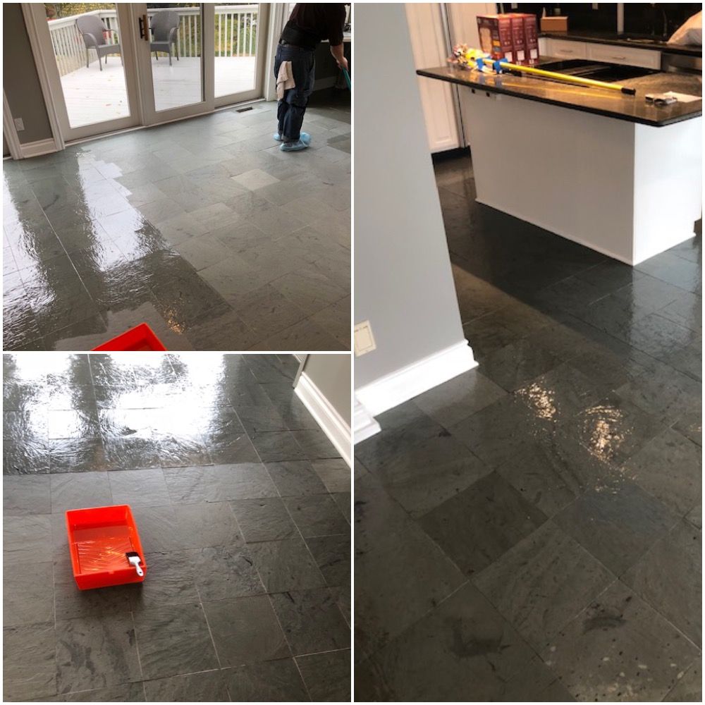 Floor prep and finish