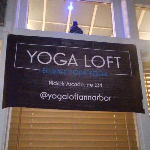 Yoga Loft studio office, Nickels Arcade, Ann Arbor