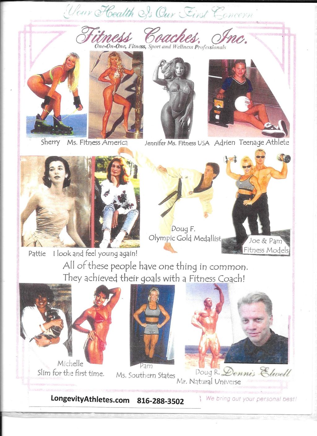 Just a few of the 1,200 Fitness Coaches Clients