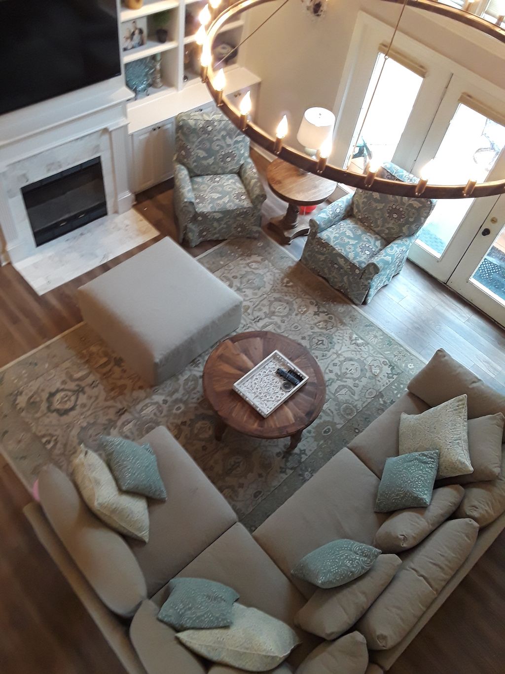 Great Room from above