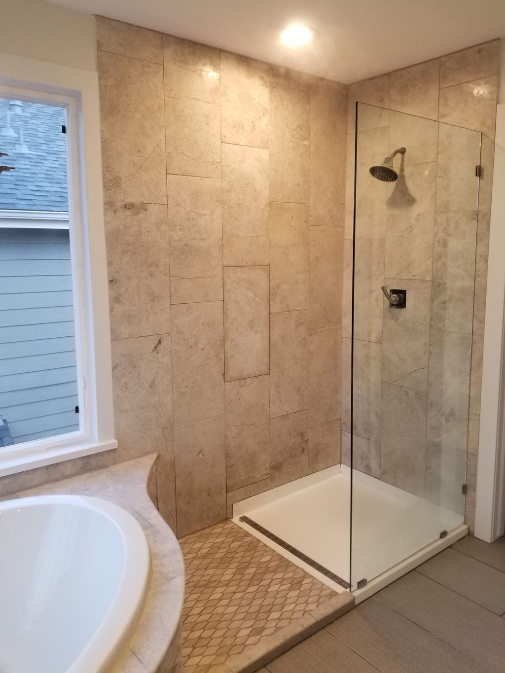 walk in shower