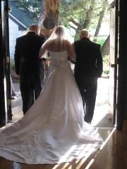 Bride enters the ceremony.