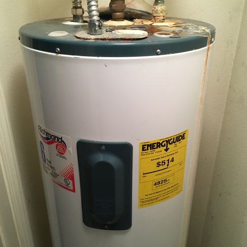 Old Water Heater(Before)