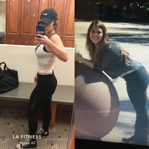 NOW VS THEN results with our fitness LIFESTYLE