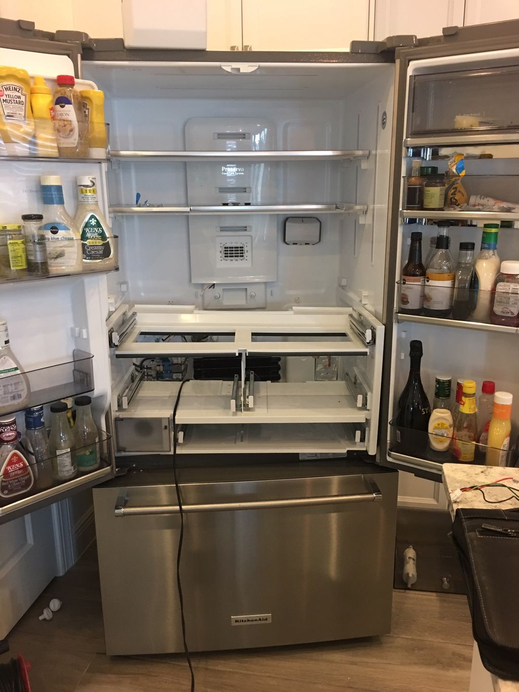KitchenAid French Door Refrigerator no cool on fre