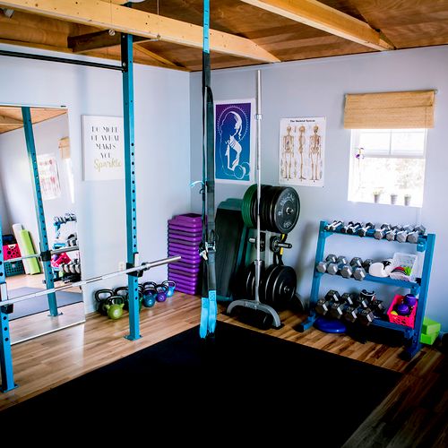My beautiful private fitness studio, conveniently-