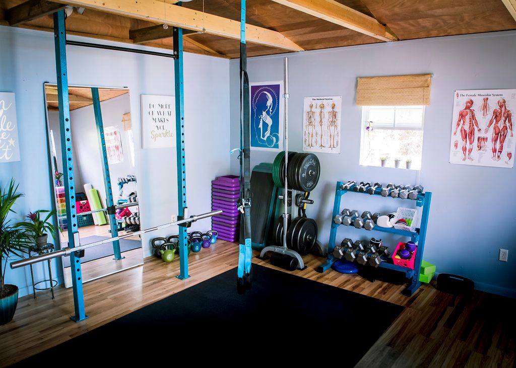 My beautiful private fitness studio, conveniently-