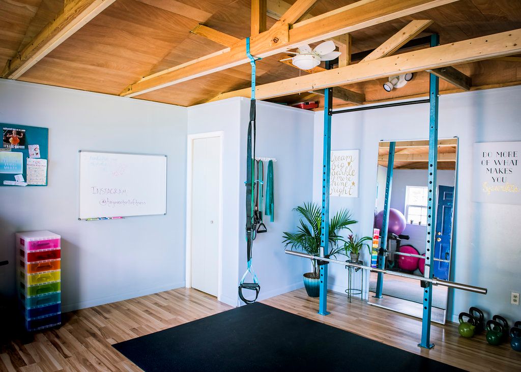 My beautiful private fitness studio, conveniently-