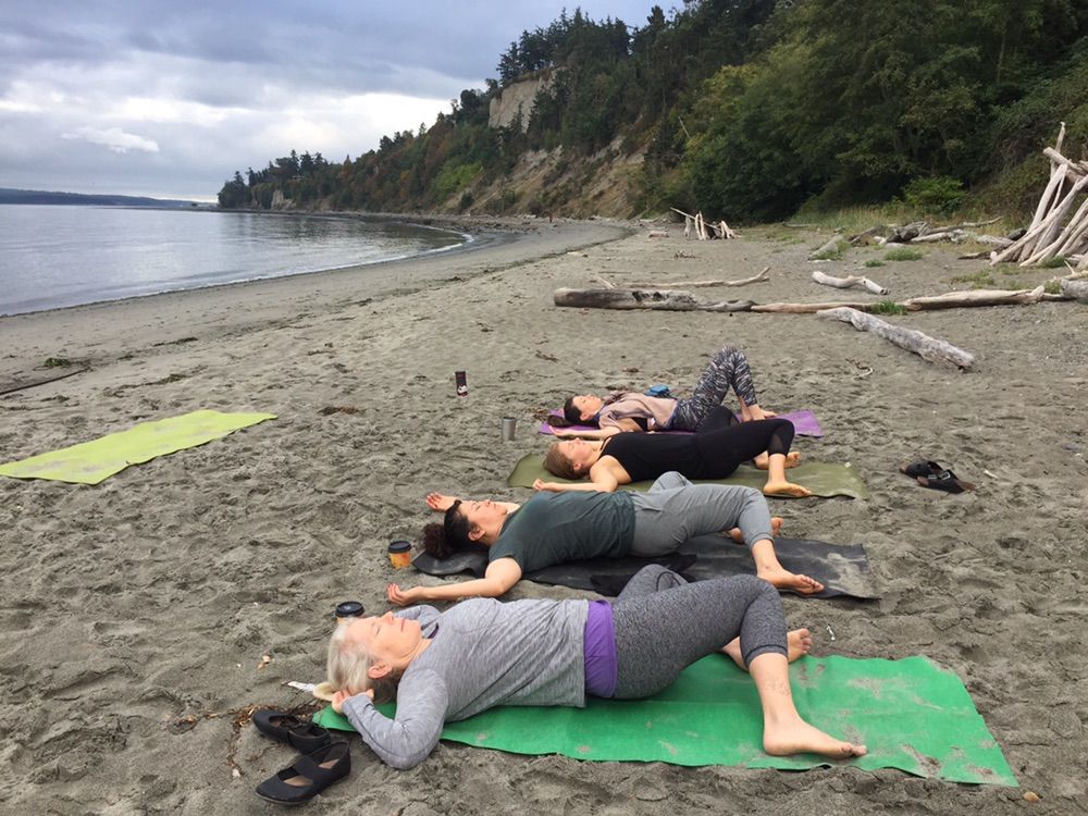 I especially love taking yoga outside 