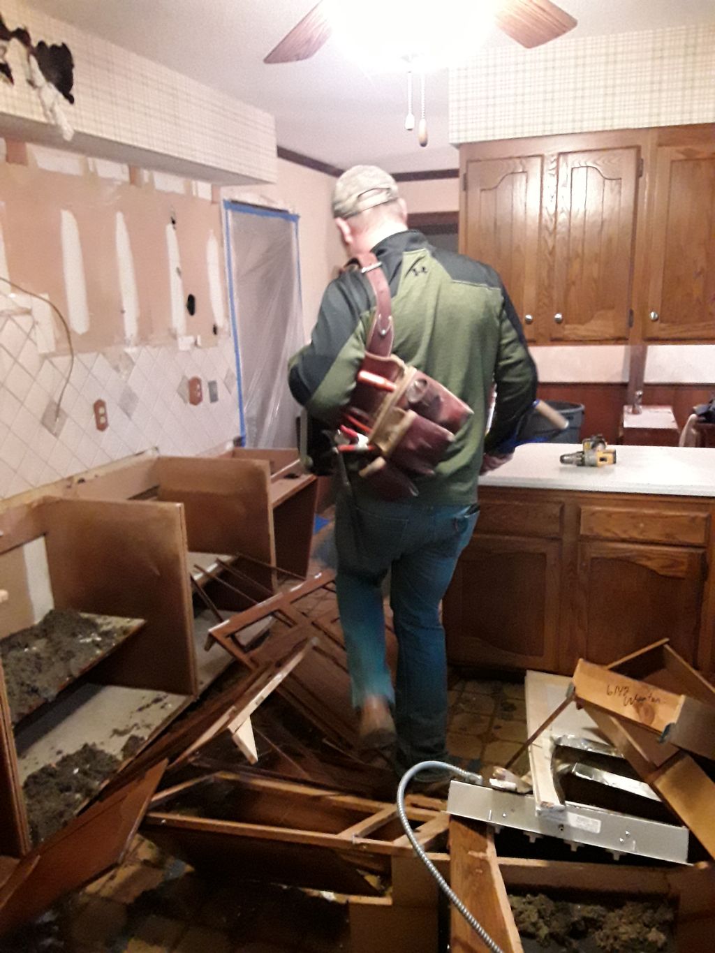 Kirkwood kitchen deluxe remodel 8. start