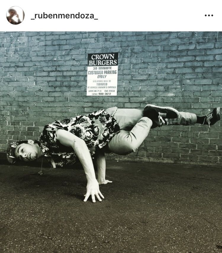 “Bboy freeze”- breakdance photo in Los Angeles, CA