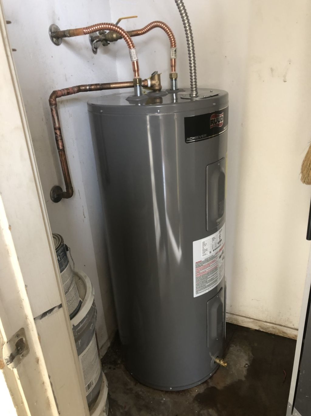 Installed a new 50 gallon water heater 
