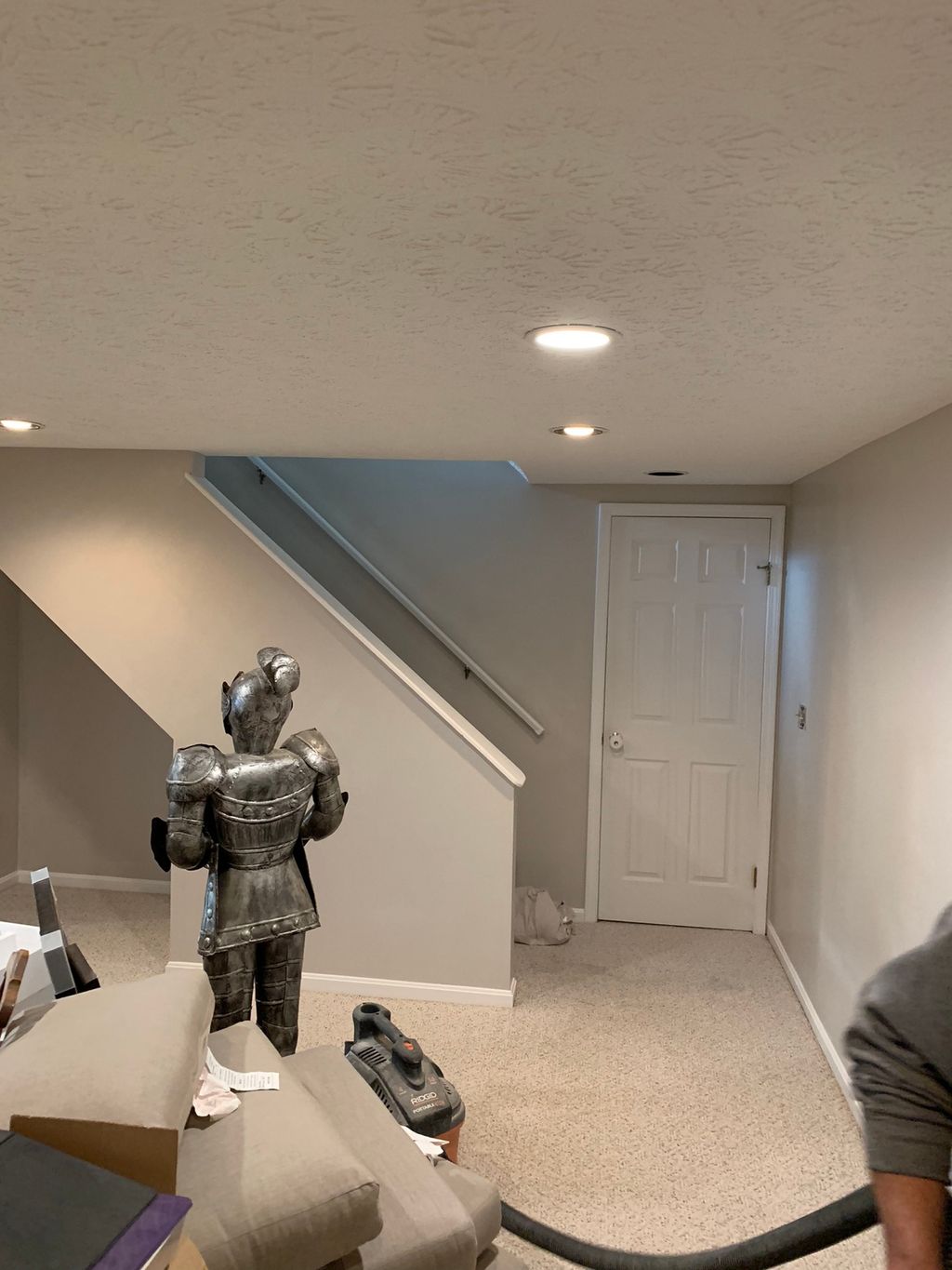 Fresh paint on trim and walls