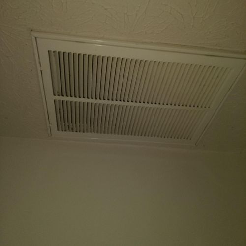 Vent clean after