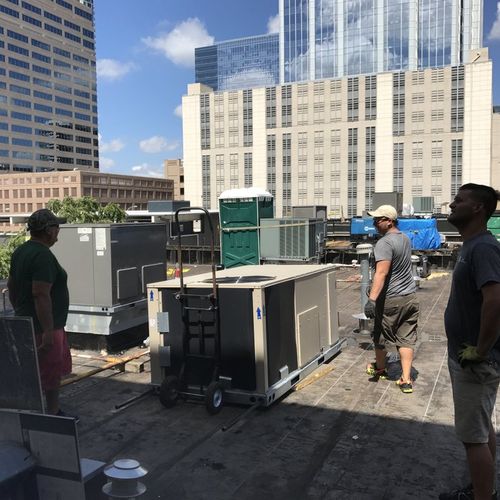 Downtown ATX rooftop install