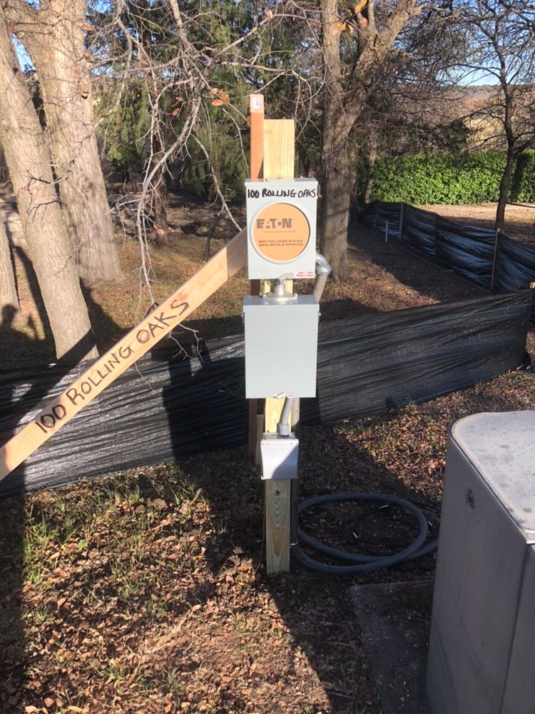 Temp Service at a House We are Wiring