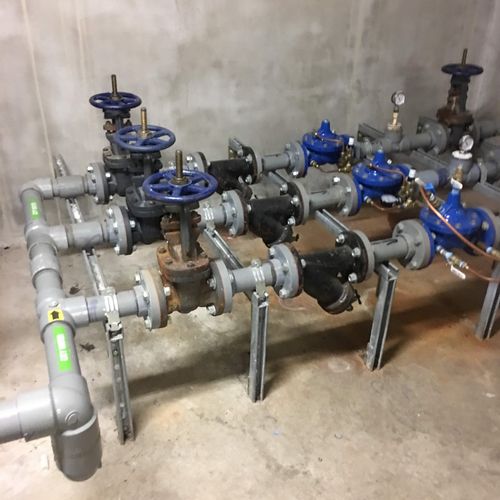 New PRVs and gate valve 