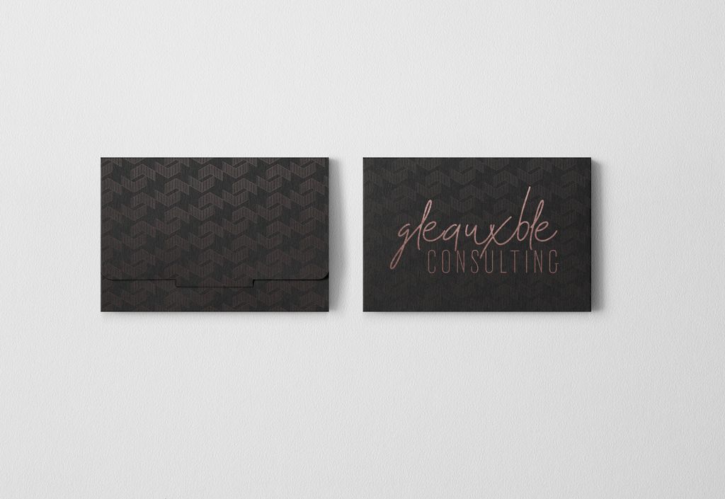 Gleaxuble Consulting Business Cards