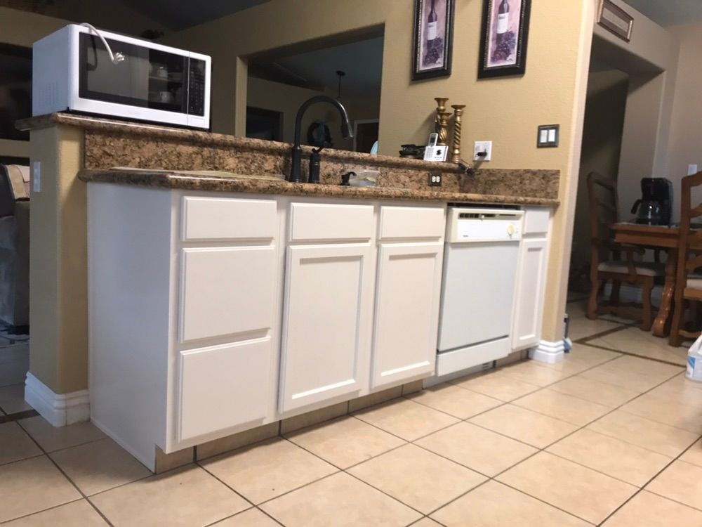 Finish cabinets 