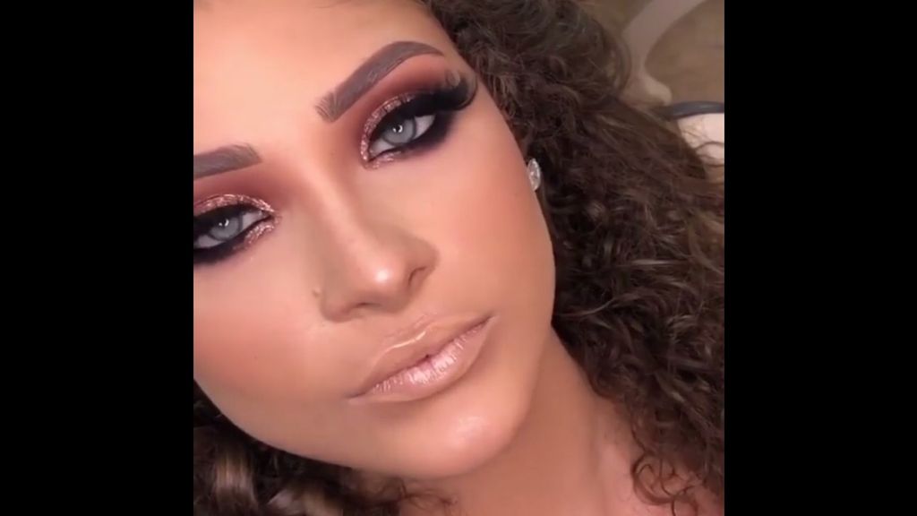 Stella Glitter On Eyes. 