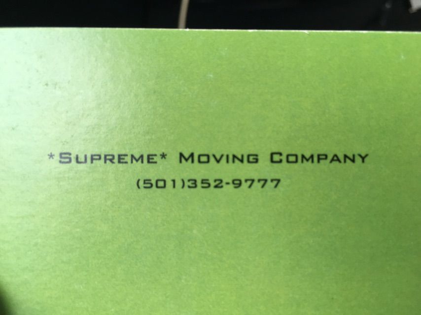 "Supreme" Moving Company