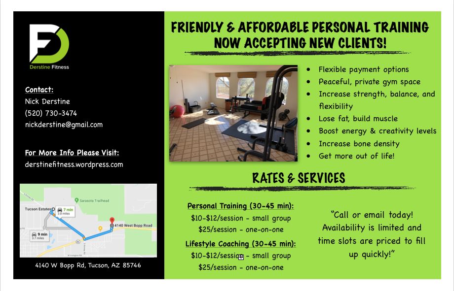 Current Promotion! Call or Email Today!