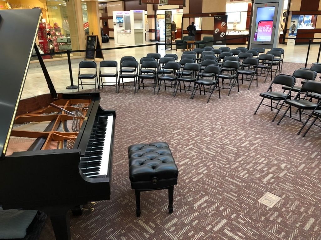 Tuning for a performance.  