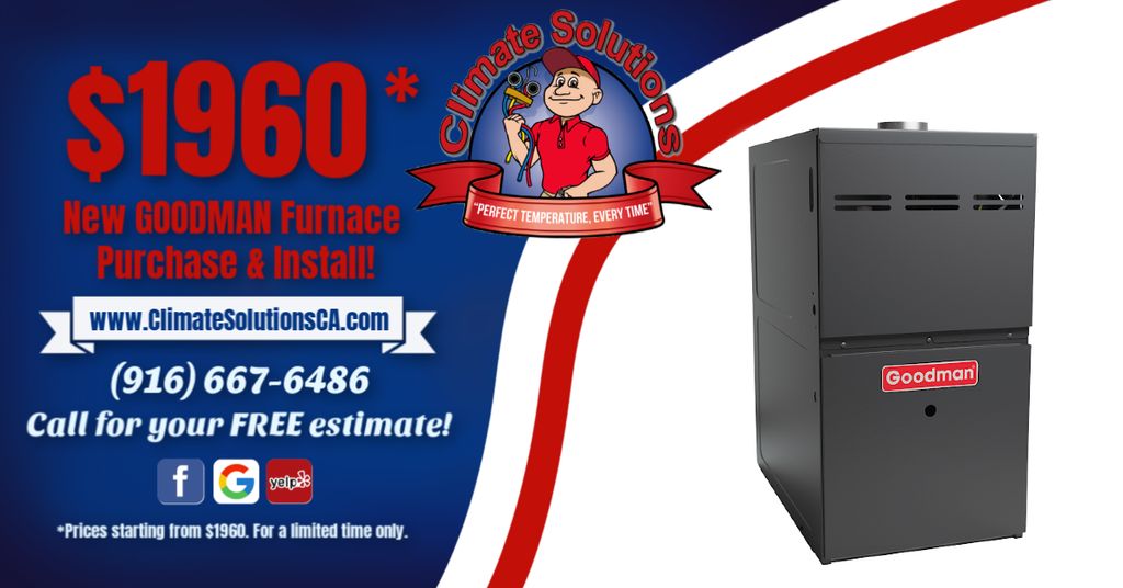 Furnace Sale- Starting at $1960!