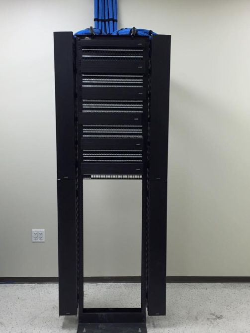 Recent low voltage cable installation for a title 