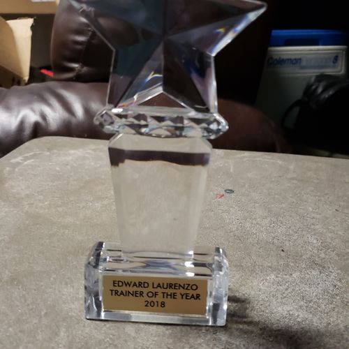 2018 trainer of the year at Evolutionary Sports 