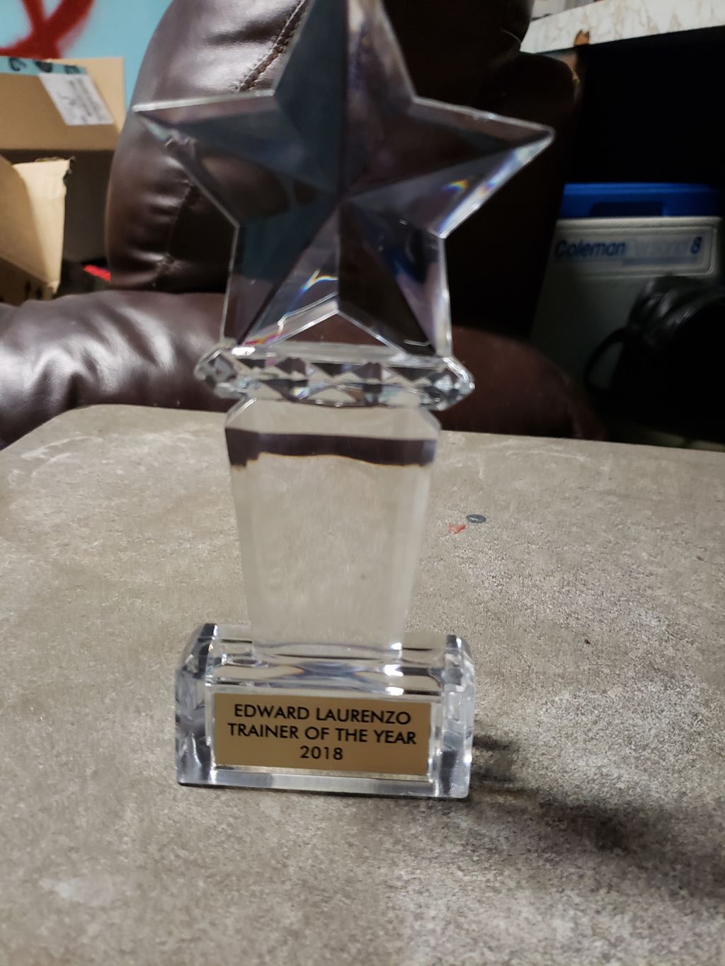 2018 trainer of the year at Evolutionary Sports 