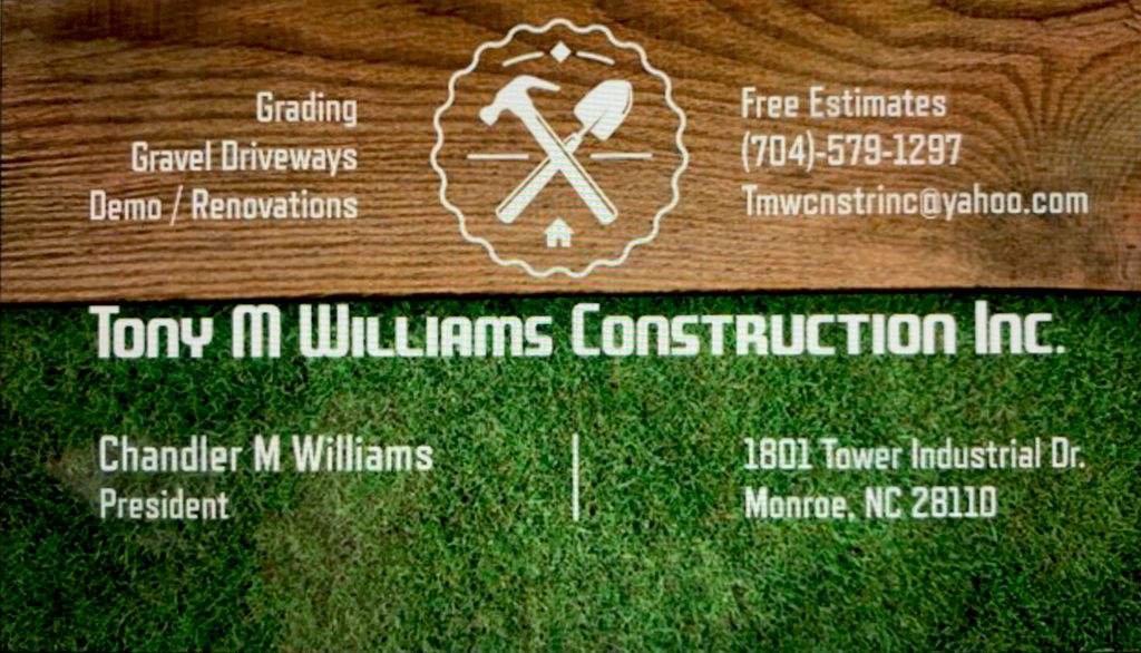 Tony M Williams Construction Inc.