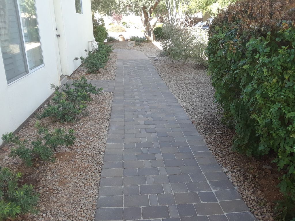 Pavers installed