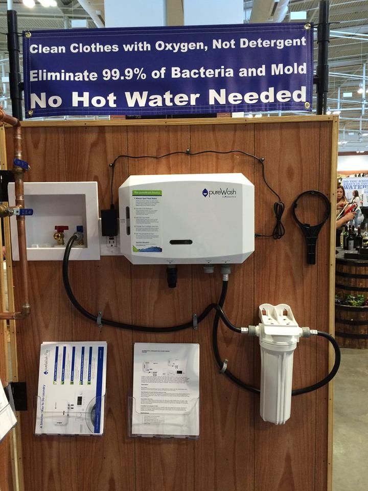 pureWash Laundry System Wall