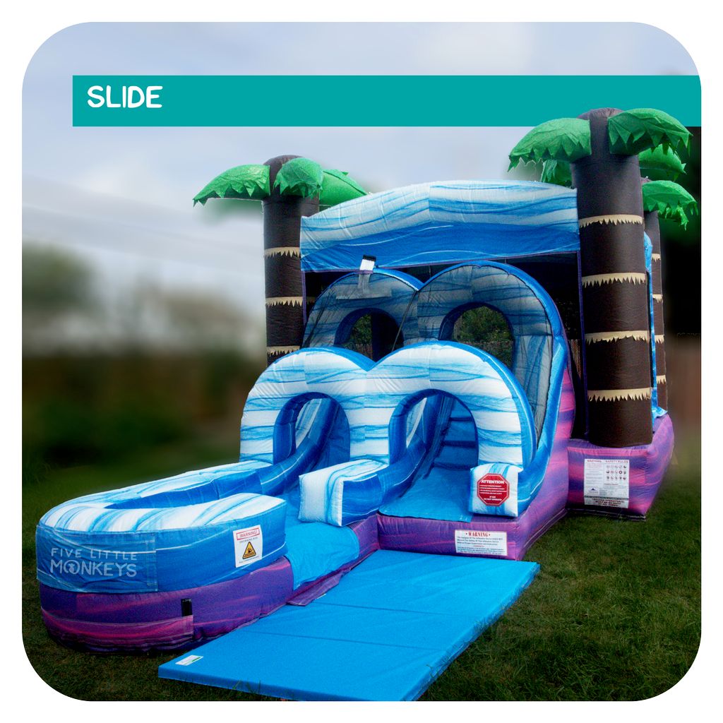 Paradise Slide & Bounce House Combo Rental