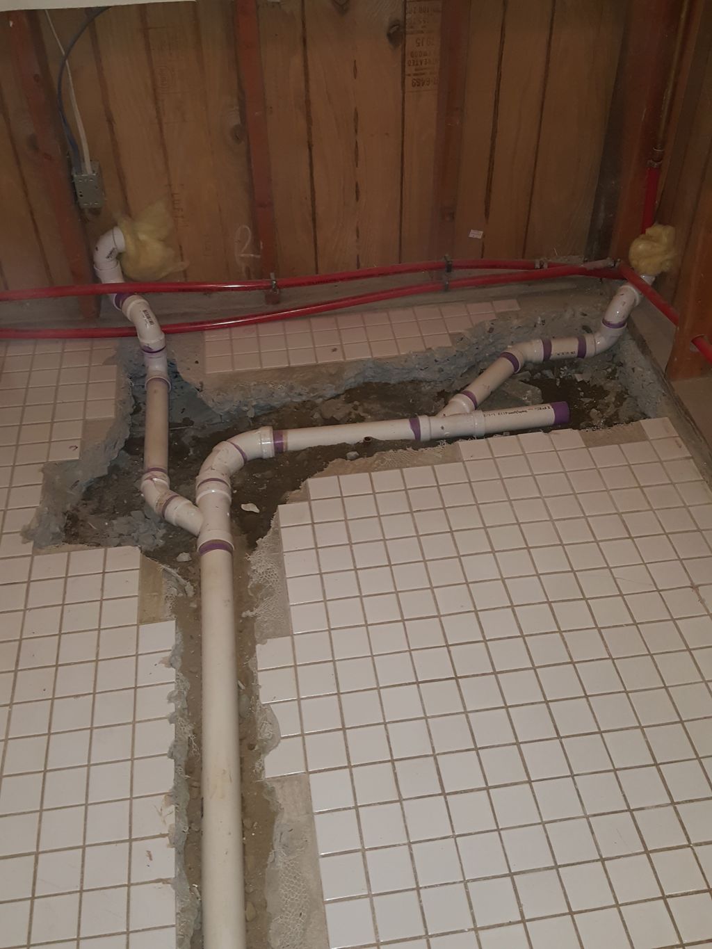 new underground plumbing 