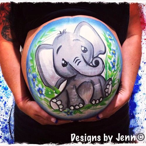 prenatal belly painting 