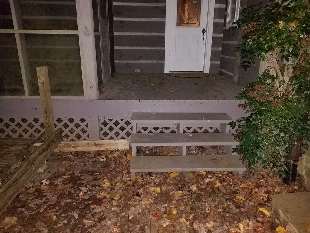 Before New Landing and Steps