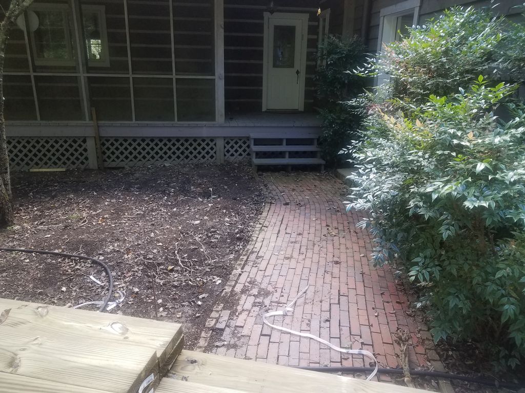 Before New Landing and Steps