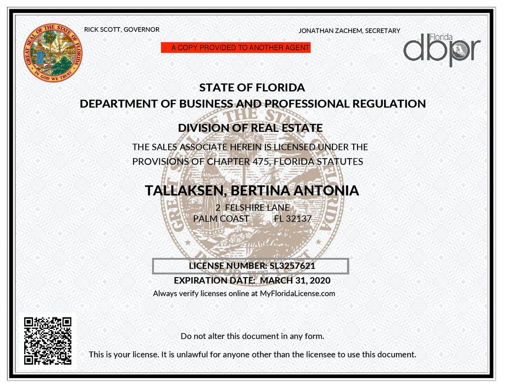 Florida Real Estate License