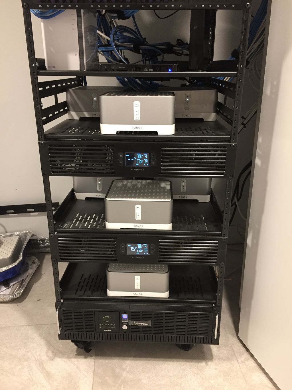 Whole home Sonos system - 9 zones in total