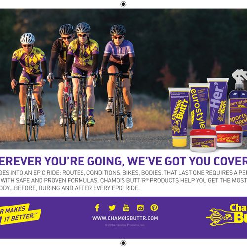 Ad campaign for Paceline Products