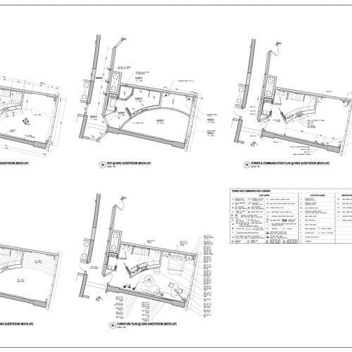 Architectural Drawing - FF&E Plans