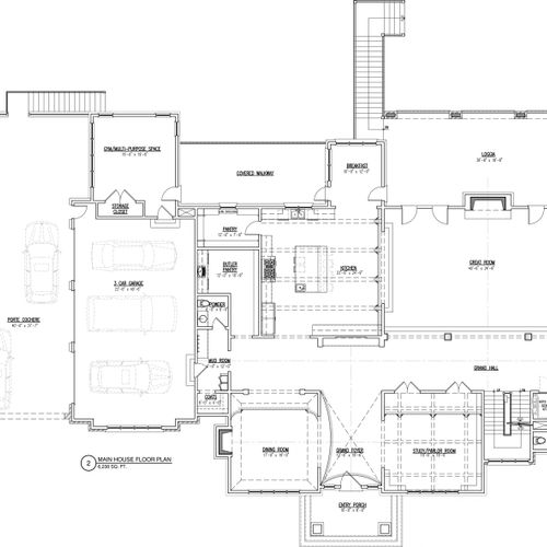 Custom Floor Plan with Accessory Structure