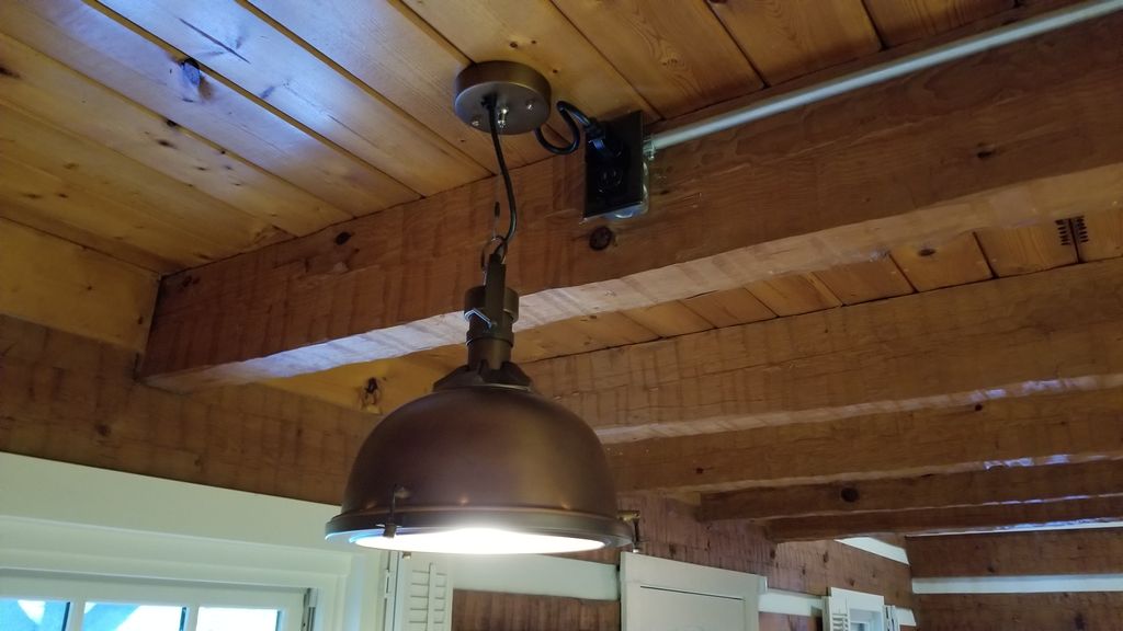 Installed indoor light fixture 2 of 2