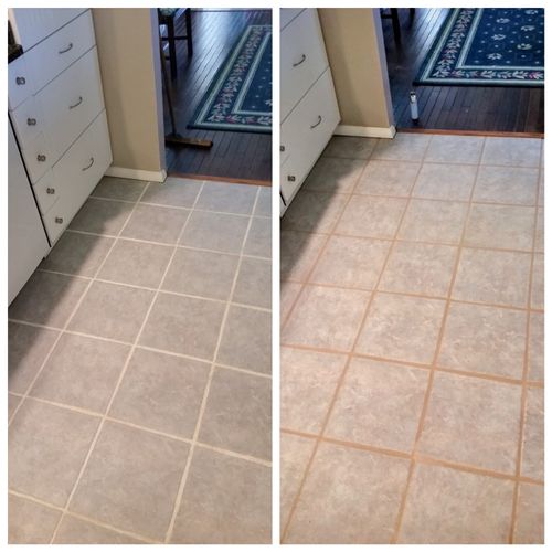 Grout color changing
