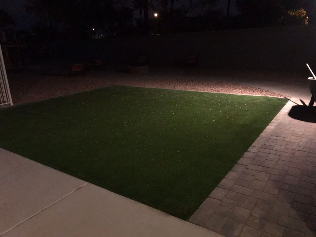 25x20 Artificial turf installation done 