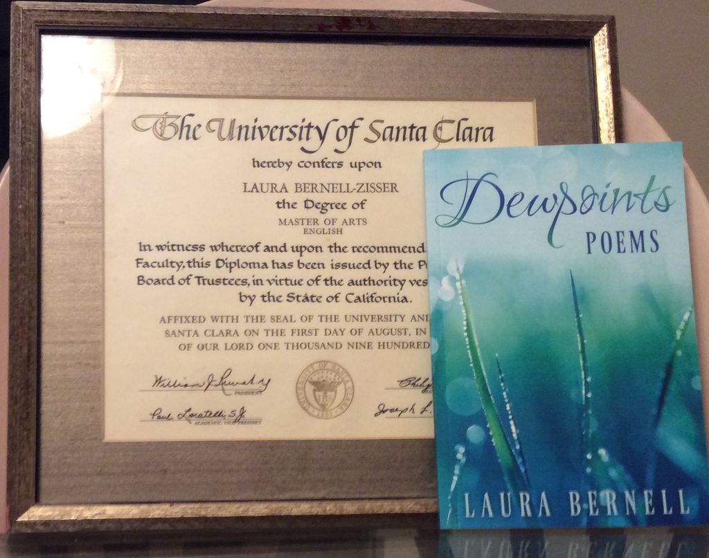 Master's Diploma, and my book